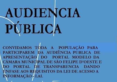 Audiência Pública