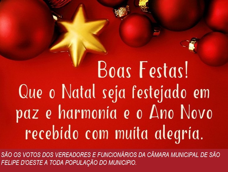 BOAS FESTAS!!!!