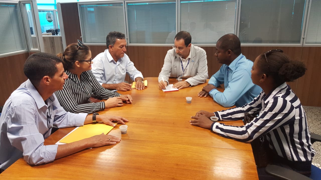 Os Vereadores: José Duarte, Antônia Ferreira e Marceli da Silva participam de uma reunião em Porto Velho na SEAGRI.